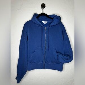 JoyLab Cropped Zip Hoodie